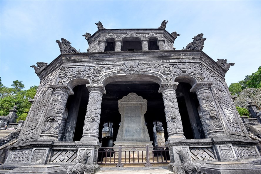 Rare Photos of Khai Dinh Imperial Tomb Construction