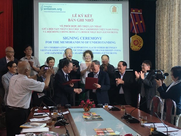 vava japan gensuikyo cooperate to fight against nuclear chemicals weapons