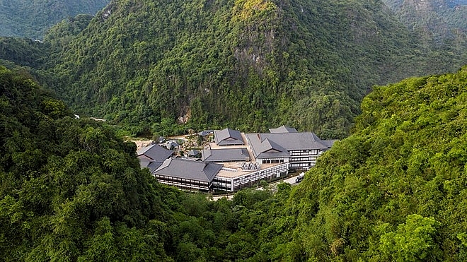 quang ninh japan style village shrouded in mist of hot springs