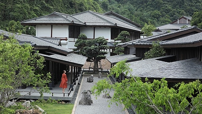 quang ninh japan style village shrouded in mist of hot springs