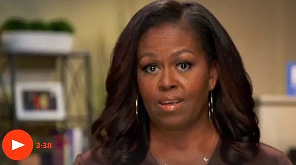 The U.S president mocked the former first lady Mrs. Obama's "wrong president" remarks