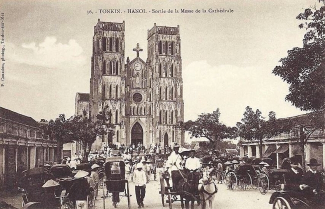 The outstanding and rustic architecture of St. Joseph's Cathedral in Hanoi