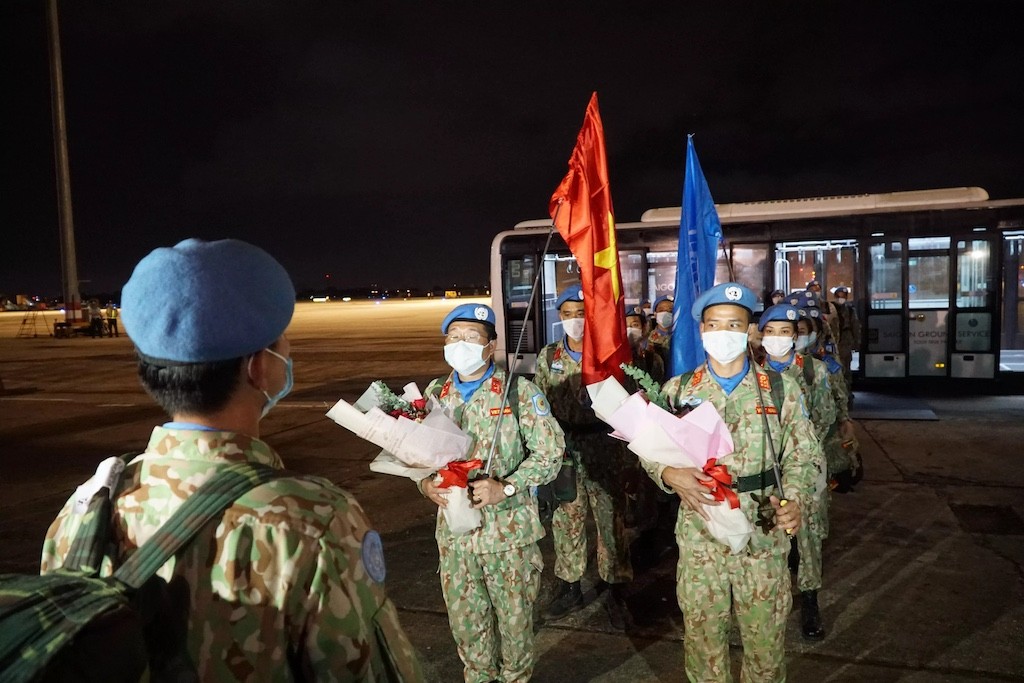 Vietnamese Peacekeeping Force Completes International Duties