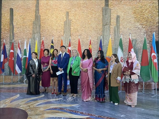 A view of the Opening Ceremony of the Asian Harvest Fair at WIPO. Photo: Xuan Hoang / VNA reporter in Geneva