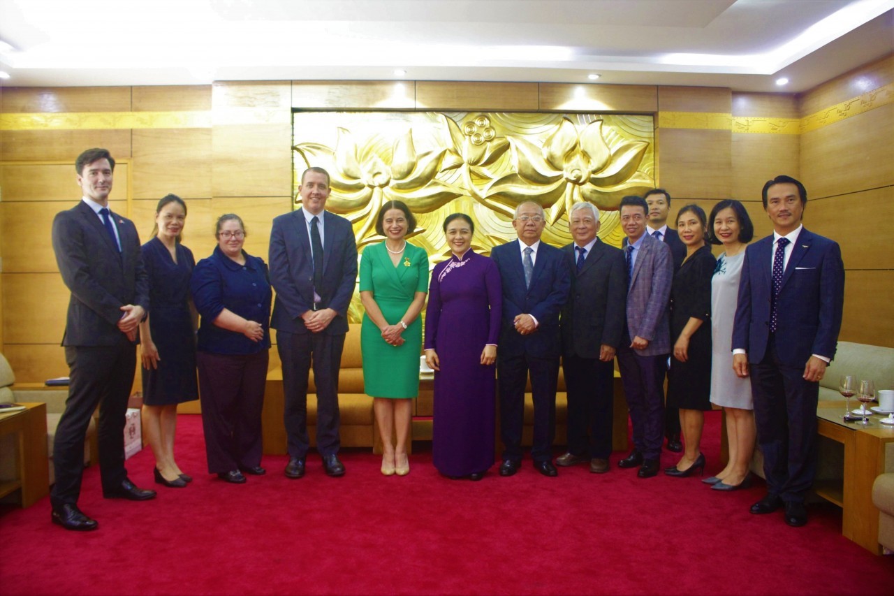 Australian Ambassador Awarded VUFO Peace and Friendship Insignia