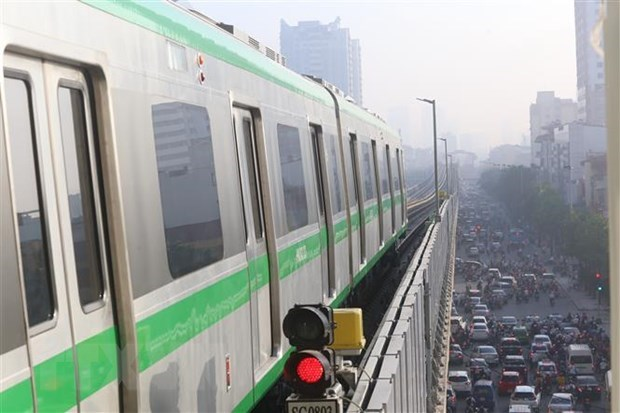 Another metro line in Hanoi conducts trial run