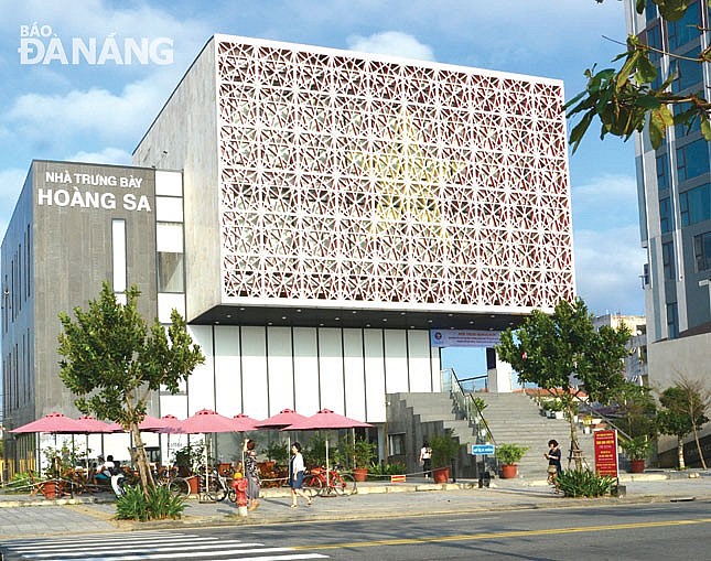 The Hoang Sa exhibition centre in Hoang Sa Street, Son Tra District, central Da Nang City (Photo: VNA)