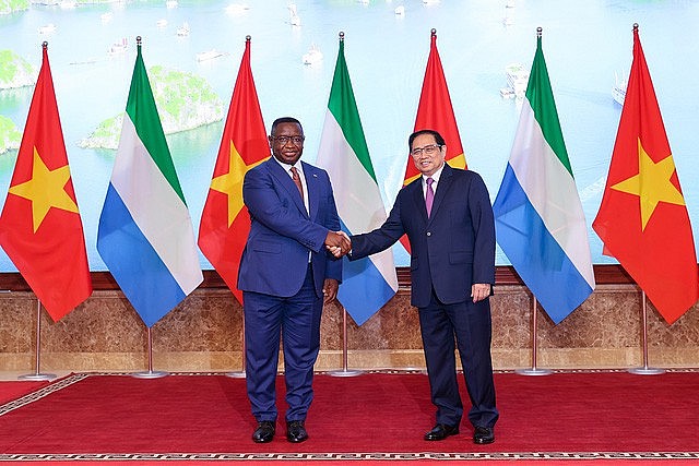 Vietnamese, Sierra Leonean Leaders Discuss Cooperation Orientations