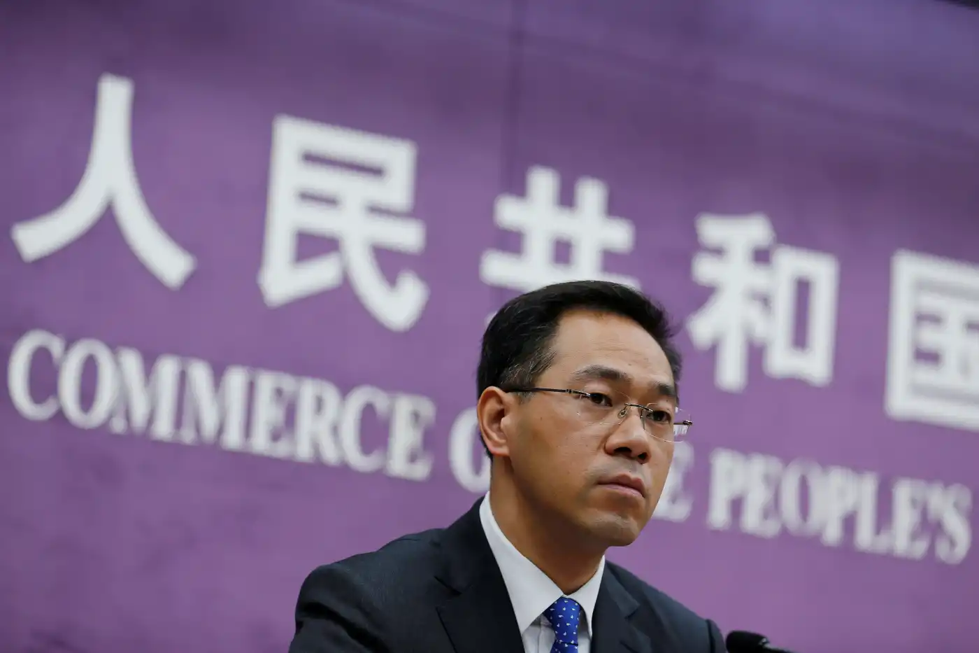 Gao Feng, a Chinese commerce ministry spokesman, said Beijing will appeal against Australian duties on Chinese railway wheels, wind towers and stainless steel sinks that date from 2014.   © Reuters