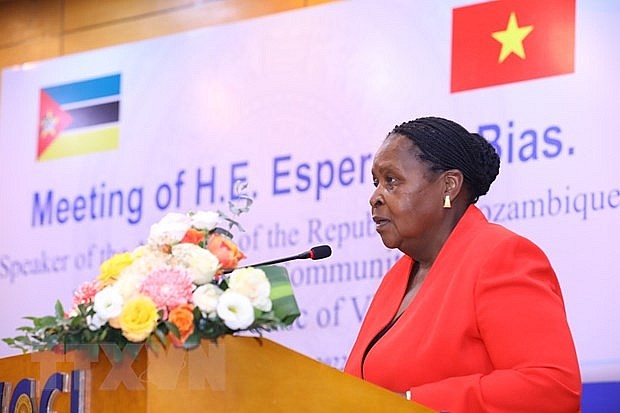 President of the Mozambican Assembly Esperanca Laurinda Francisco Nhiuane Bias