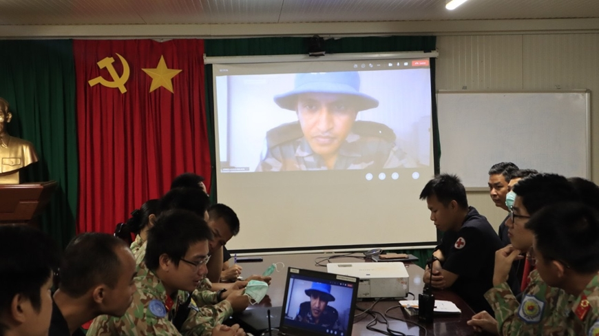 Vietnamese, Indian Level-2 Field Hospitals Launch Online Refresher Course