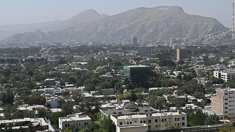 A general view of Kabul on Sunday.