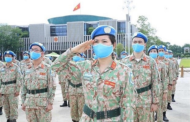 Vietnamese UN peacekeepers Photo: VNA