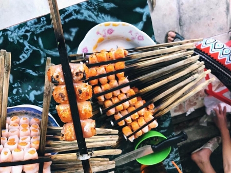 ‘Cha tom’ (grilled shrimp rolls): A special delicacy of Thanh Hoa province