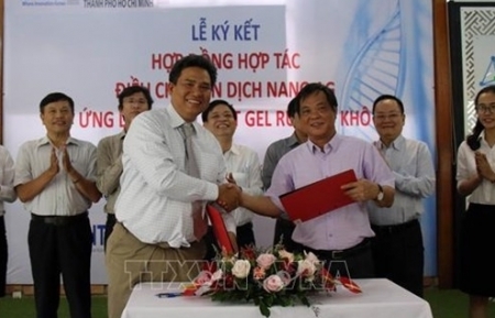 Made-in-Vietnam hand sanitizers exported to Europe and the US