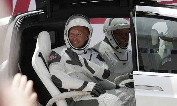 spacex successfully launches nasa astronauts into orbit