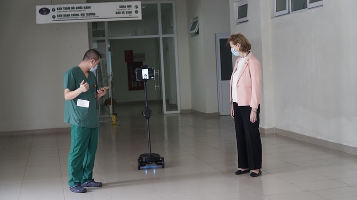 undp donated robots to help protect frontline health workers