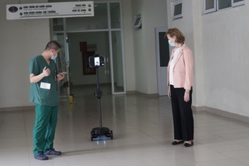 undp donated robots to help protect frontline health workers