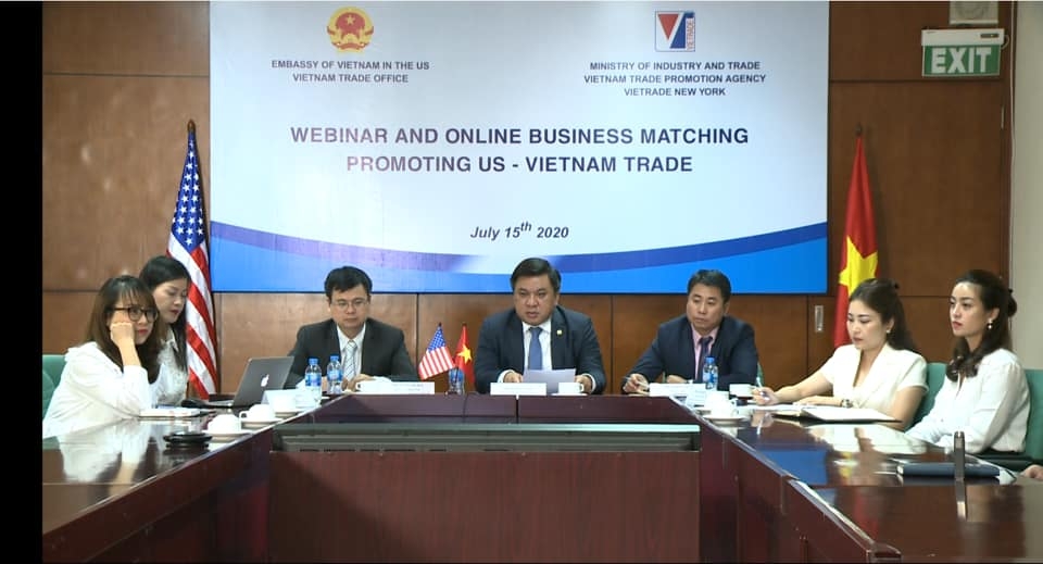 online trade conference offers business opportunities for vietnamese and us enterprises