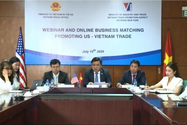 Online trade conference offers business opportunities for Vietnamese and US enterprises