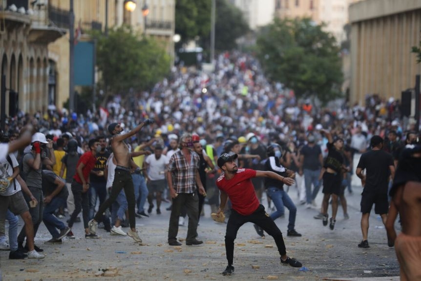 explosion in beirut rocks the capital city of lebanon