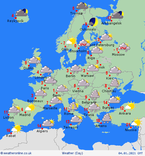 UK and Europe weather forecast latest, January 4: Heavy rain, cold air to batter with snow and wintry conditions throughout Europe
