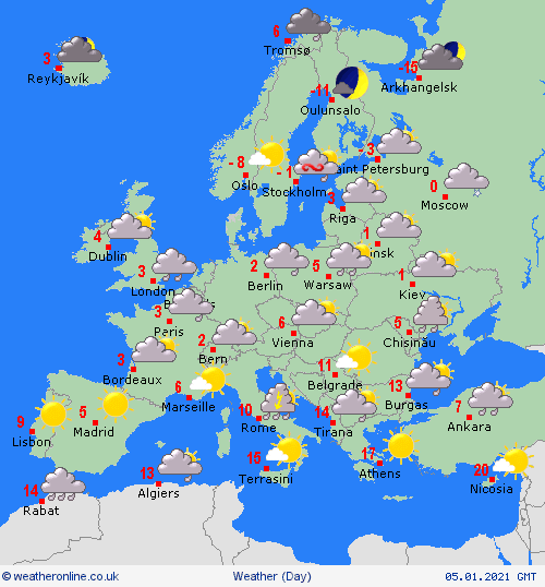 UK and Europe weather forecast latest, January 5: Freezing temperatures cover with rain, bitter wind and icy surface