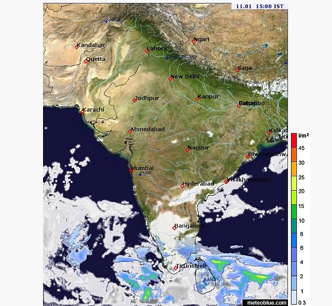 India weather forecast latest, january 11: temperatures drop over northwest areas and cause cold wave conditions