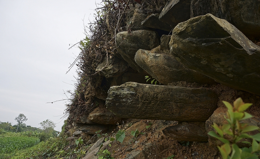 Ancient world heritage citadel of Vietnam damaged by natural disasters