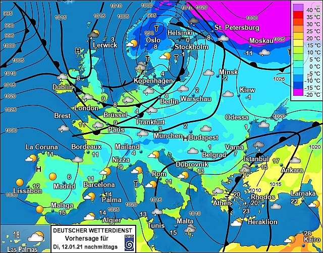 UK and Europe weather forecast latest, January 12: Milder but colder in far north in the UK with rain then heavy snow strikes