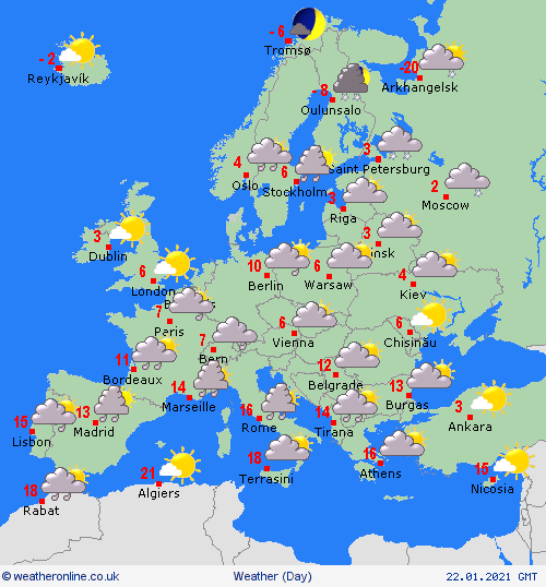 UK and Europe daily weather forecast latest, January 22: Wintry showers in the north and west parts, Storm Christoph sparks dangerous alerts