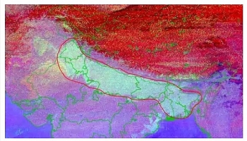 india daily weather forecast latest january 25 cold wave conditions return to some areas with orange alerts for dense fog