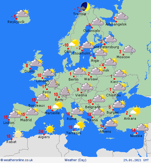 UK and Europe daily weather forecast latest, January 29: Heavy snow band to sweep the UK while temperatures plunge
