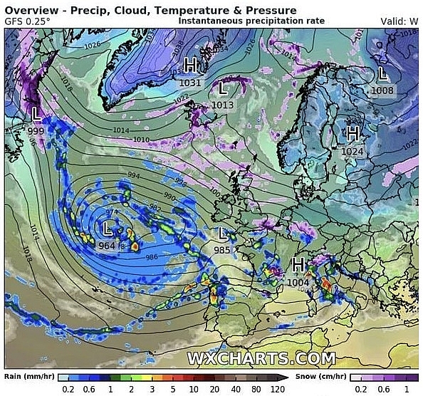 UK and Europe daily weather forecast latest, February 5: The biggest snow event to hit the UK in days while maps turn purple with heavy snow sparked by storms from the Atlantic