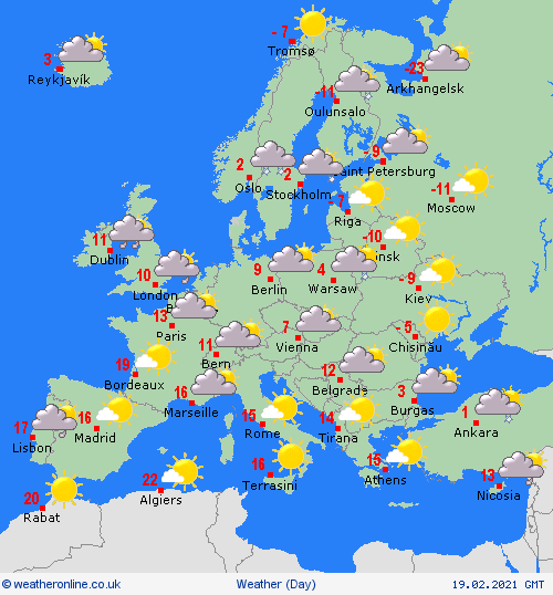 UK and Europe daily weather forecast latest, February 19: Gales and heavy rain to hit as temperatures rise