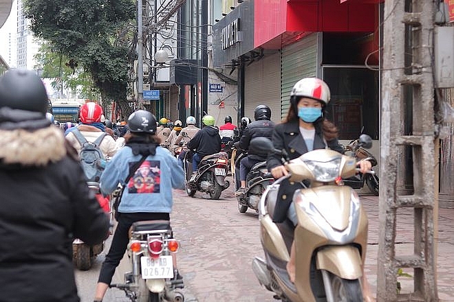 Hanoi's streets be crowded again after a long period of social distancing Hanoi's streets be crowded again after a long period of social distancing