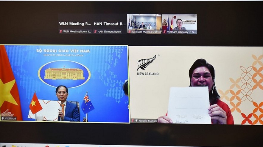 Vietnam, New Zealand Discuss Issues Within Indo-Pacific Economic Framework