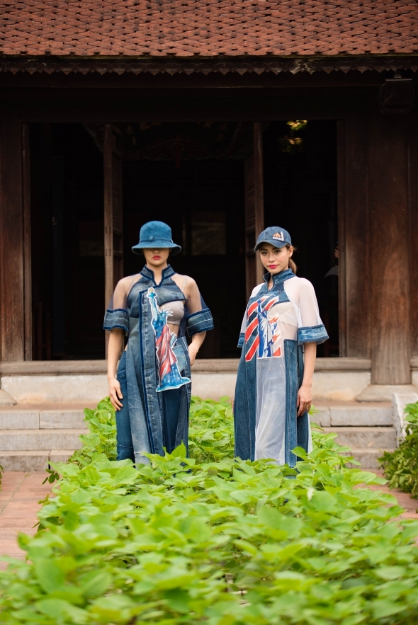Ao Dai designers present new collections with silk, ramie at fashion event