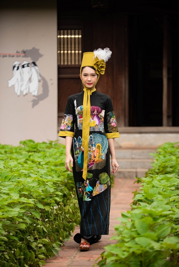 Ao Dai designers present new collections with silk, ramie at fashion event