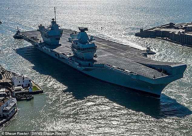 hms queen elizabeth ship pivots to east asia to confront china