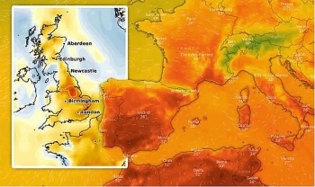 uk and europe weather forecast latest july 26 thunderstorm to battle uk while map turns red for europe