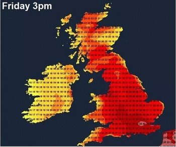 uk and europe weather forecast latest july 31 record breaking 40c highs to bake europe