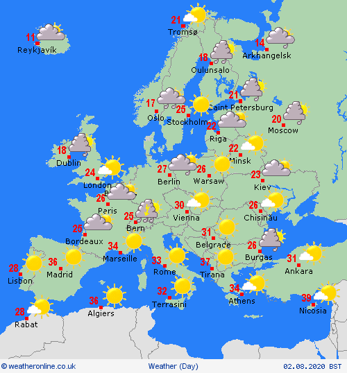 uk and europe weather forecast latest august 2 the hottest day ends and temperature plunges by 15c across the uk