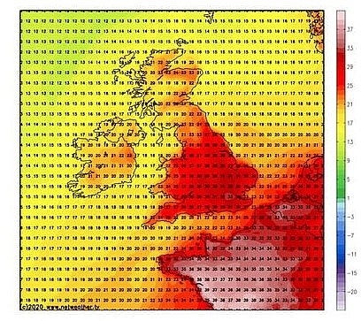 uk and europe weather forecast latest august 6
