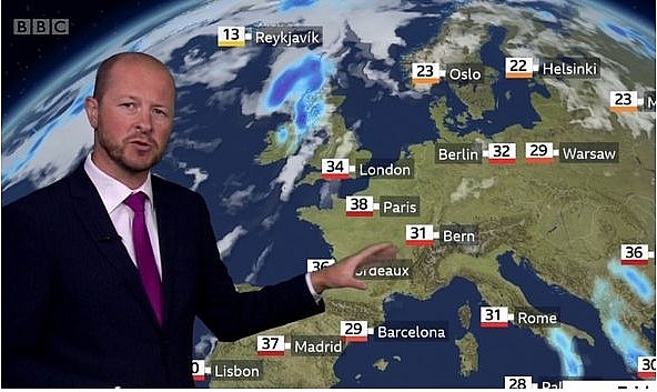 uk and europe weather forecast latest august 7 hot makes chart turn red across the uk europe