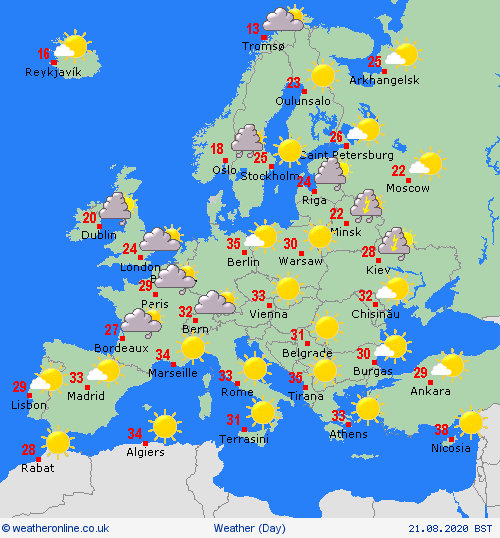 UK and Europe weather forecast latest, August 21: Exact times and predictions when Storm Ellen hit the UK