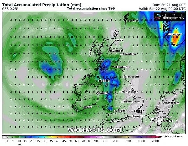 UK and Europe weather forecast latest, August 22: Storm Ellen reintroduces robust heatwave back to Europe