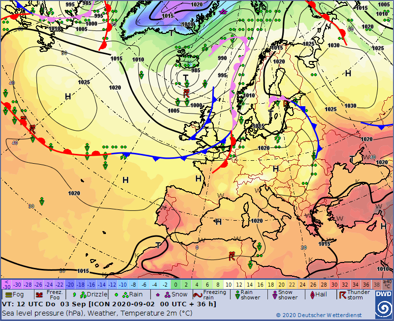 UK and Europe weather forecast latest, September 3: Wet and windy week sweep across UK as Hurricane Laura's remnants