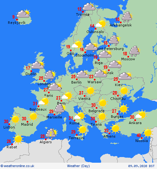 UK and Europe weather forecast latest, September 9: Torrential rain to flood many regions in Europe