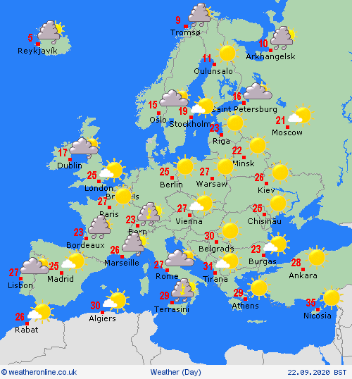 UK and Europe weather forecast latest, September 22: Brutal winds and frost to batter Britain